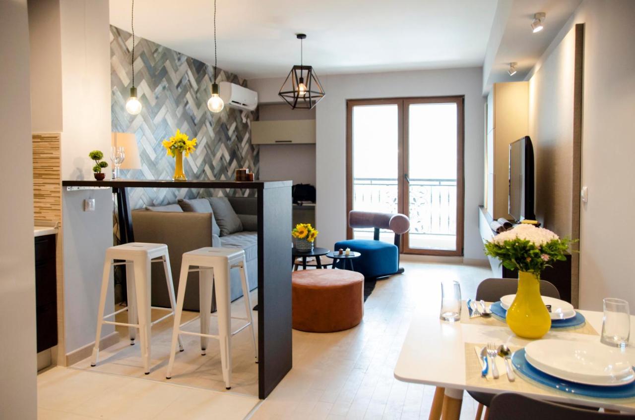 Stylish Studio, Skopje Centre - Private Parking - Panoramic Views Exterior foto