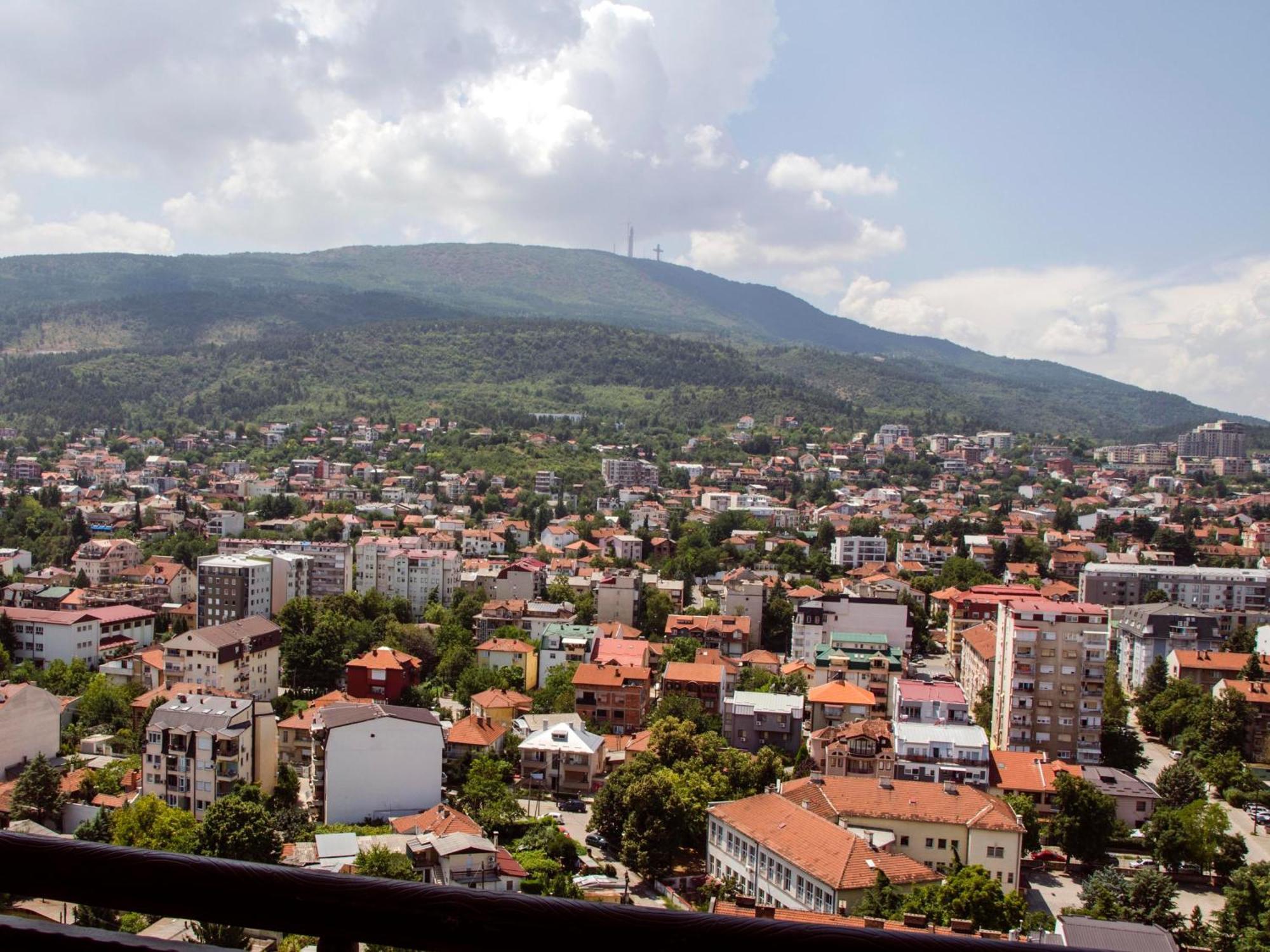 Stylish Studio, Skopje Centre - Private Parking - Panoramic Views Exterior foto